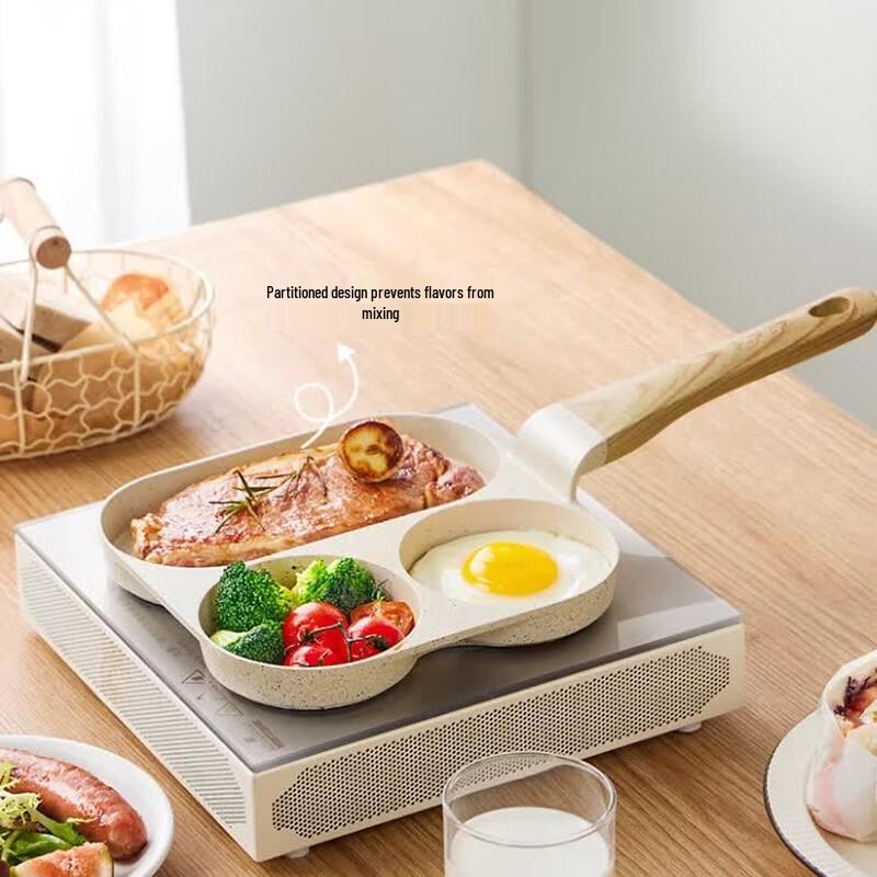 Supor Square 3-Hole Frying Pan