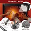 Fireplace Seal Cord Fireplace Refractory Gasket Stove Firewood Cord 6/8/10/12mm Fiberglass Rope Gasket for Fireplace and Stove