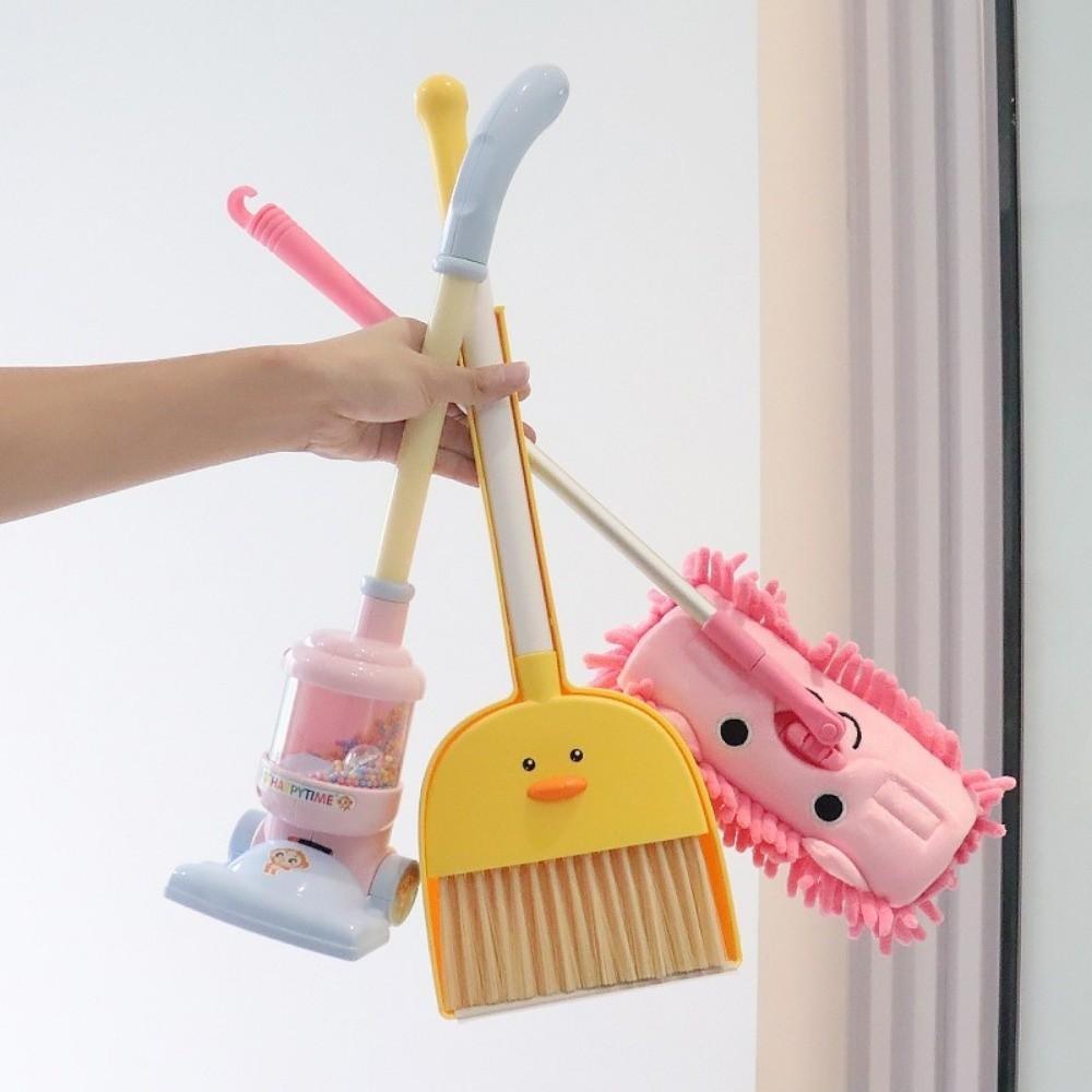 Simulation Broom Mop Set Mini Play House Toys Cleaning Broom Toy Set Early Education Housework
