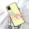 Black Case for Samsung Note 20 Lite S24 Ultra S23 A03 A05 A06 A11 A71 A15 A16 A13 A24 A25 A33 A52 A53 A50 M55 M35 Plus H-4 Little Twin Stars