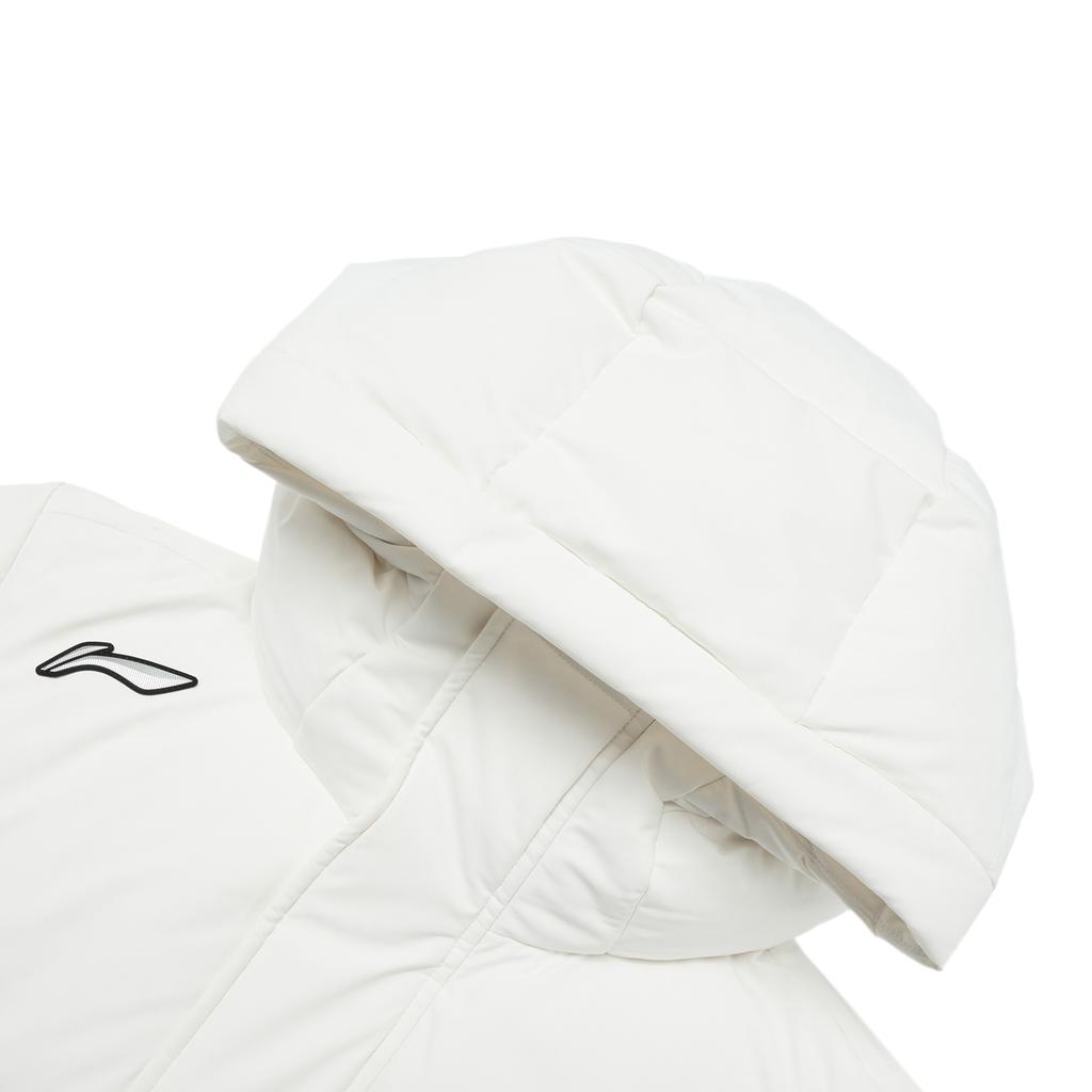 Li Ning Fitness Series Hooded Logo Zipper Down Jacket Men Jackets AYMV765-1