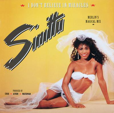 12inch Record SINITTA  I Dont Believe In Miracles Merlin 12FAN16 Fanfare Records 1988 UK Dance  Electronica Used