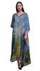 Phagun Peacock Mughal Womens Long Beach Kaftan Beachwear Bikini Coverup Maxi
