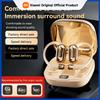 Xiaomi Headphones Plated Digital Stereo Movement Ear-deaf Bone Conduction Wireless Hanging Ear Game Long Battery Life With Mic Earphone