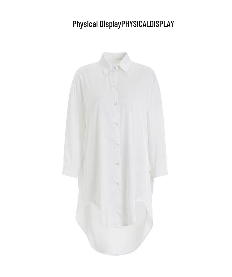 Gorgeous Plus Size Loose Boyfriend Style Shirt and Nightgown Homewear Set for Spring/Summer 1902