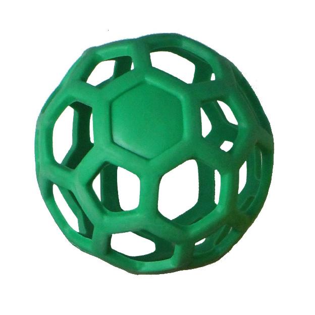 Hanging Horse Hay Feeder Ball - Slow Feed Equine Enrichment Toy for Stable Boredom Relief зелёный