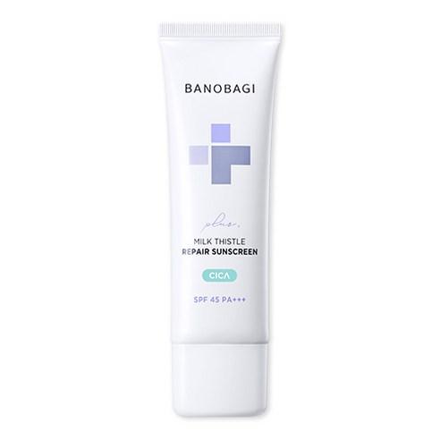 BANOBAGI Milk Thistle Repair Cica Sunscreen Plus SPF45 PA+++ Soothing UV Protection Sun Cream 50ml