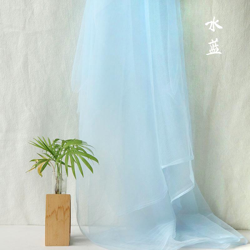 0.5m/1m/5m Green Encrypted Soft Mesh Fabric for Stage Background Decoration Wedding Decoration Curtains Mosquito Nets DIY Dress