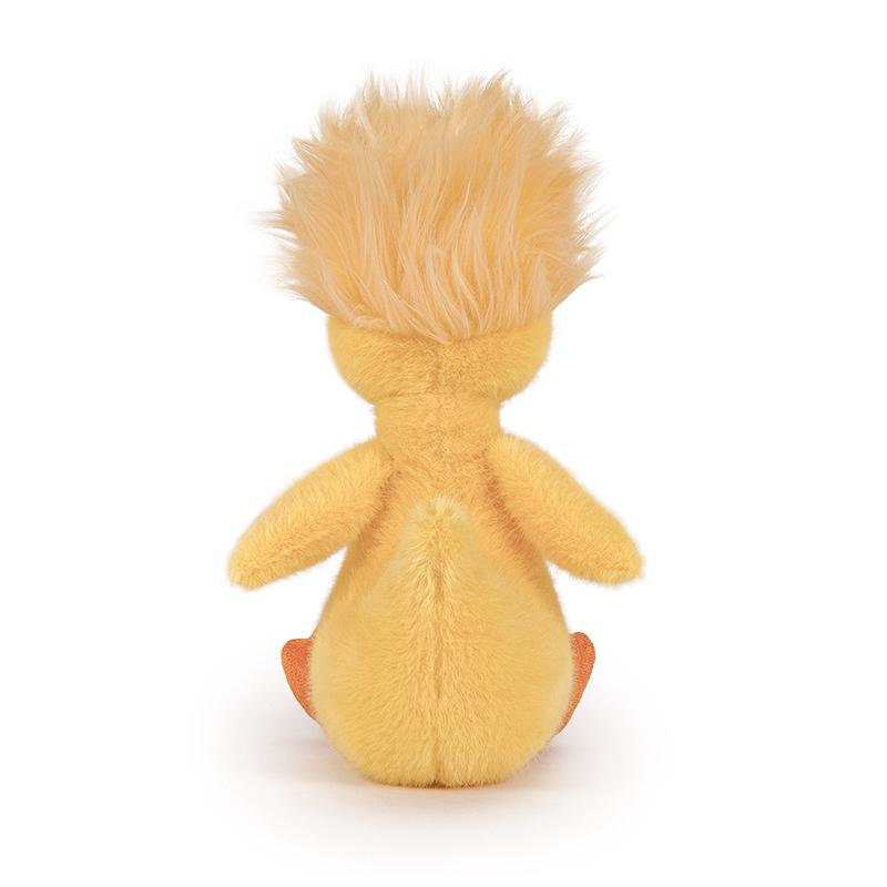 Funny Yellow Duck Plush Toy Homemade hairstyle Duck Plush Doll for Boys And Girls To Accompany Sleeping Gifts Brithday Gift