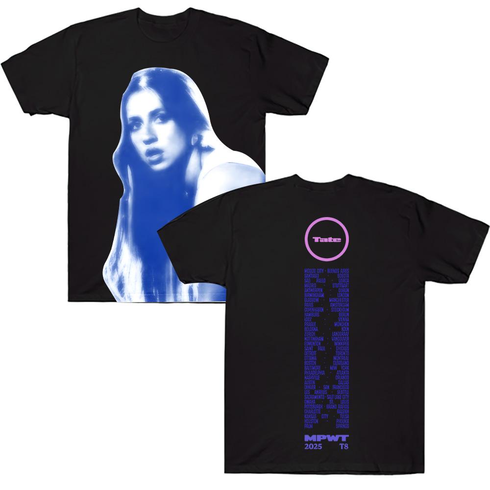 Miss Possessive Světové turné Foto tričko Tate Mcrae Grafická trička Trendy design Estetické oblečení Unisex Vysoce kvalitní bavlněný top