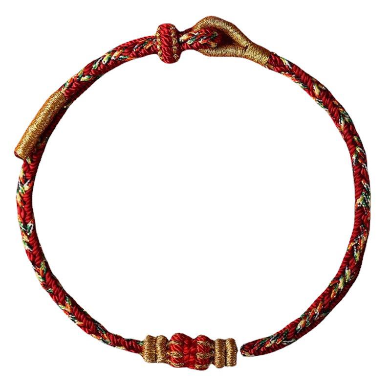 2026 Year of the Horse Red Bracelet - Women's Zodiac Guardian Mahasthamaprapta Bodhisattva Hand Rope Gift