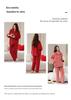 Women's Coral Fleece Pajamas, Plus Velvet, Thick, Large Size, Warm Winter Flannel Home Set for Middle-Aged and Elderly
