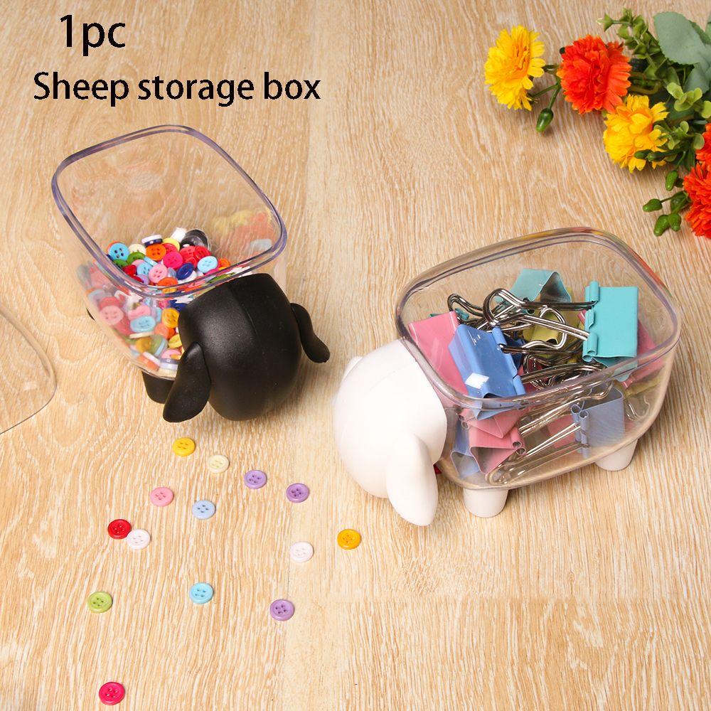 

Animal Cotton Bud Holder Case Cute Toothpicks Holder Toothpick Boxes Sheep Cotton Swab Storage Box белый