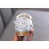 Spring-autumn Korean-style girls' small/medium/large children's dance flat shoes, performance shoes, princess leather shoes with bowknot