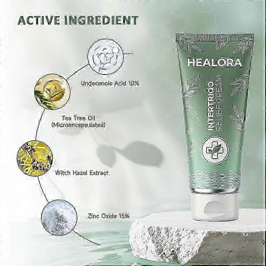 5x Intertrigo Cream Skin Fold Care & Chafing Support Cream Helps Soothe Irritated Skin NaixDC