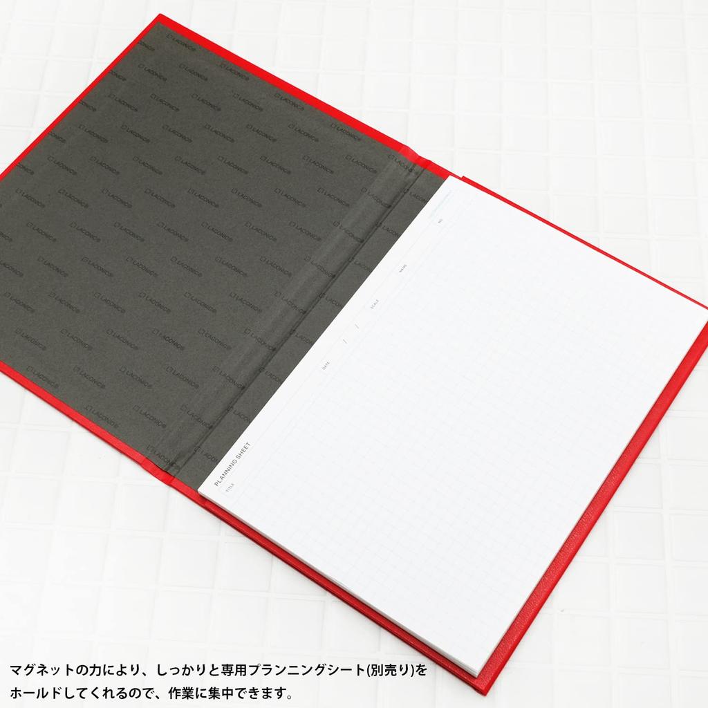Laconic A6 Creative Pad Black Binder, LEQ13-BK