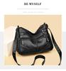 Korean Style Multi-Layer Soft Leather Crossbody Bag for Women - 2025 Large Capacity, Versatile Single Shoulder Bag for Moms