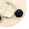 Wide-Brimmed Fan Hat with Solar USB Dual Fans Powered