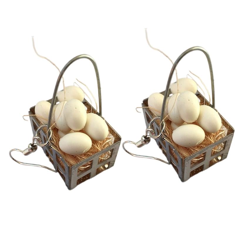 

Vibranting Blue Easters Eggs Earrings Designs for Comfort and Long Time Wear at Festive Event Stylish Outfits Use 1