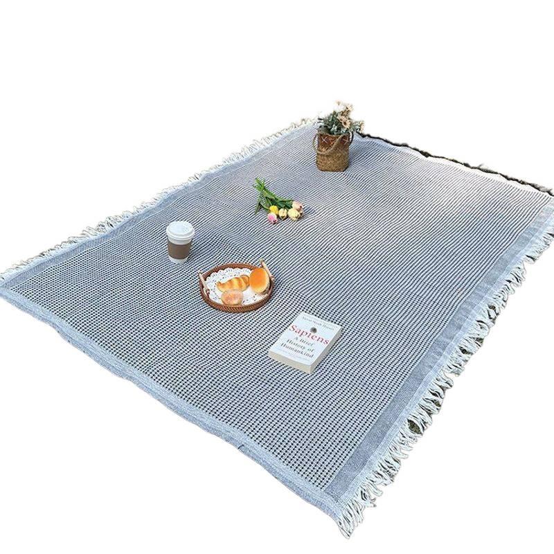 French Artistic Outdoor Double-Sided Picnic Mat - Thickened for Camping & Photography
