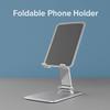 Druable Foldable Mobile Phone Holder Adjustable Portable Mobile Phone Stand Metal Non-slip Table Cell Phone Bracket Universal