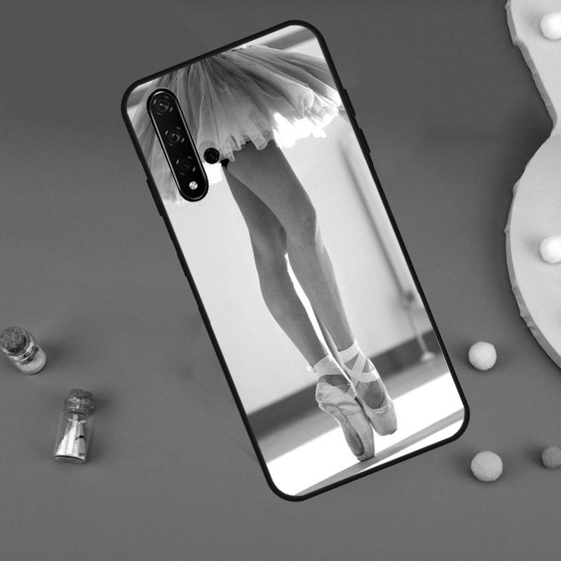 Ballet Ballerina Shoes Pointes For Huawei Nova 5T 9 10 SE 7i 8i 11i 12i Y60 Y61 Y70 Y72 Y73 Y90 Y91 P20 P40 P30 Lite Case