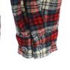 McGregor 60s USA Made Wool Vintage Open Collar Check Pattern Long Sleeve Open Collar Shirt Men's Used
