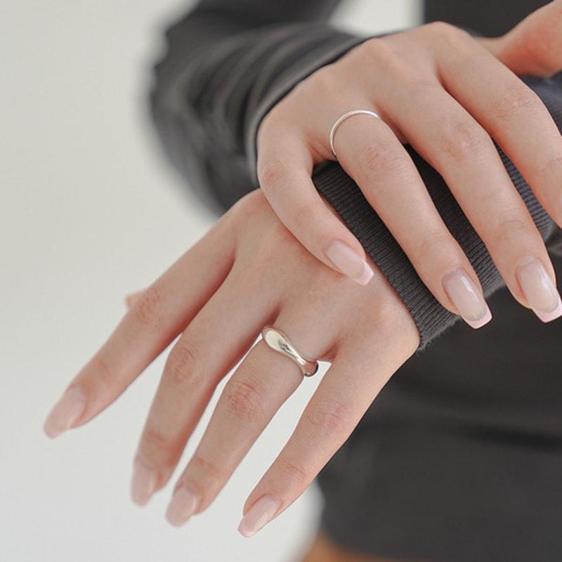 

modernlike silver 925 angle ring Silver (Silver 925)