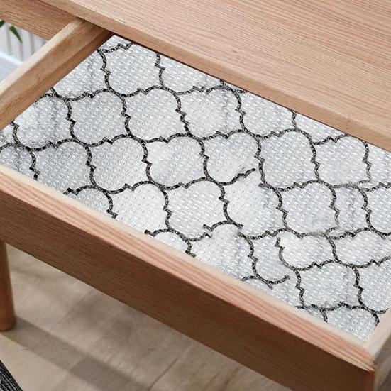 EVA Printed Drawer Liner Thick Non-Adhesive Shelf Mat for Kitchen Cabinet Waterproof Oil-Proof Cabinet