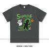 Women's Supretee Printed T-Shirt 100% Cotton Oversized Brand Logo Graphic Tees for Men Summer Tops Urban Streetwear