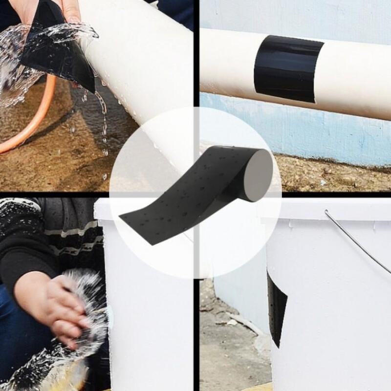 

Rooftop leak waterproofing tape silicone bathroom kitchen gap black