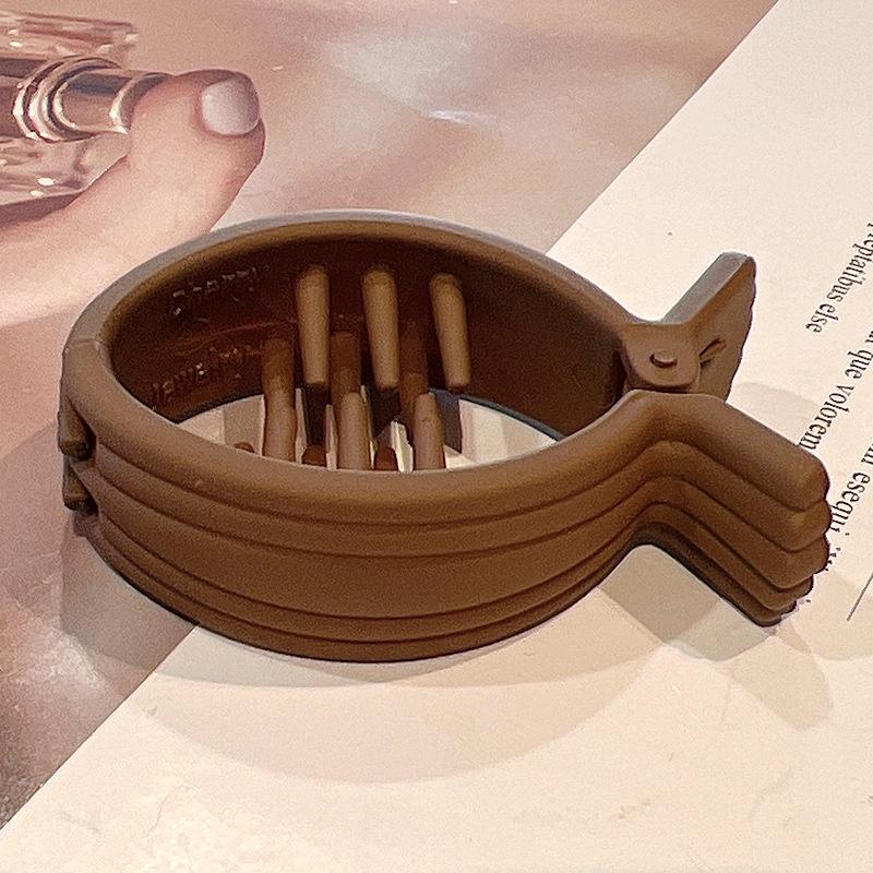 

Новая матовая мини-заколка-краб для волос женская для фиксации хвостика шпилька в форме рыбки держатель заколки Y2k аксессуары для волос для девочек заколка-краб