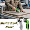 Slip Resistant Fabric Cutting Machine Portable Electric Fabric Scissors Leather Cutting