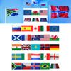 Bandera Mundial Vivida de 5 pies X 3 pies que Muestra el Orgullo Nacional Para Inglaterra EE. UU. Australia Y Más