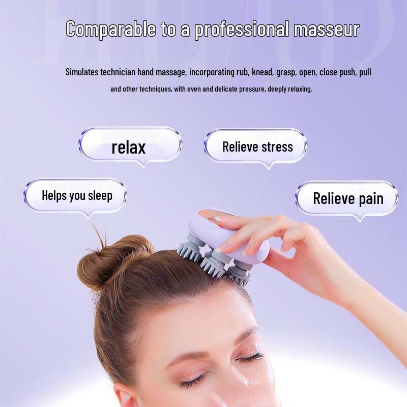 Wet & Dry Electric Head Massager