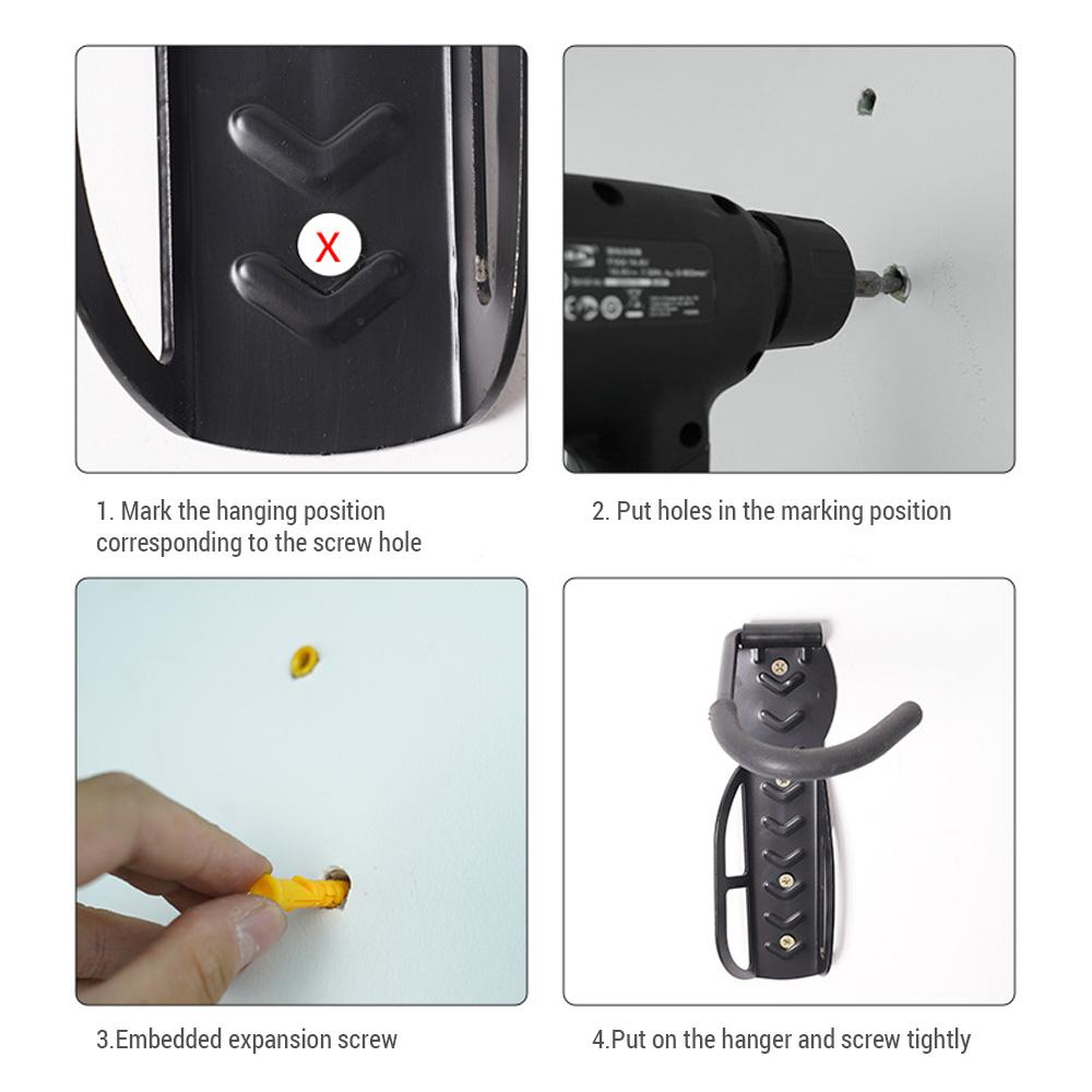 Electric Scooter Wall Mount Vertical Scooter Hangers Steel Wall Hanging Hook Compatible for M365 M365Pro Kugoo M4 Electric Scooter