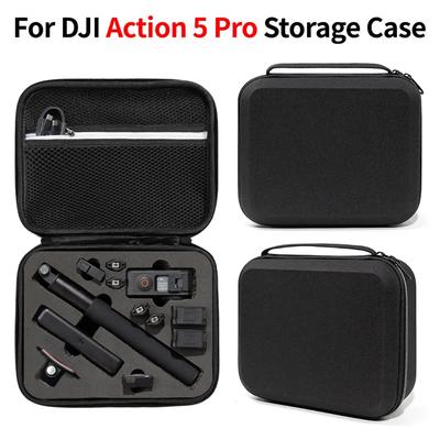 Box For DJI Osmo Action 5 Pro 4/3 Portable Hard Shell Case Waterproof Storage Bag Carrying Case Handbag Travel Box Accessories