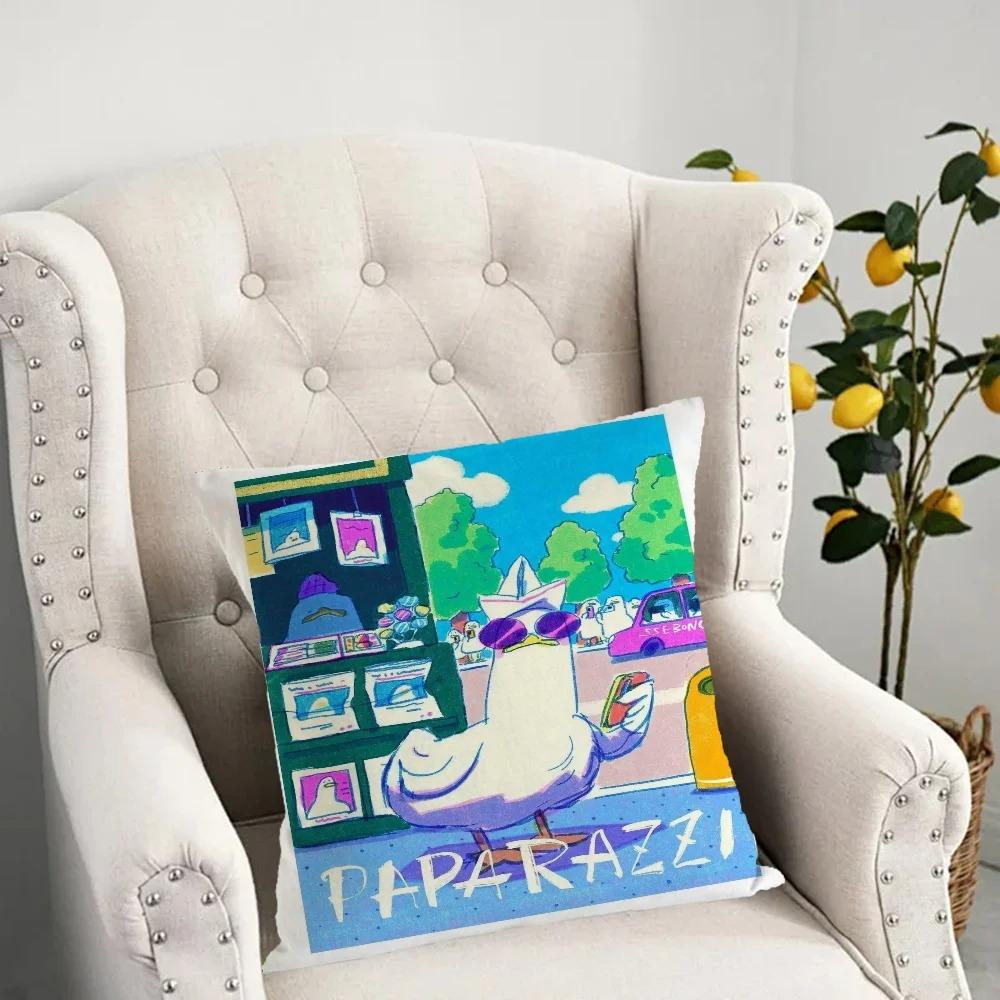 Cat Art Painting Pillowcase Dormitory Decoration Office Living Room Sofa Home Pillowcase