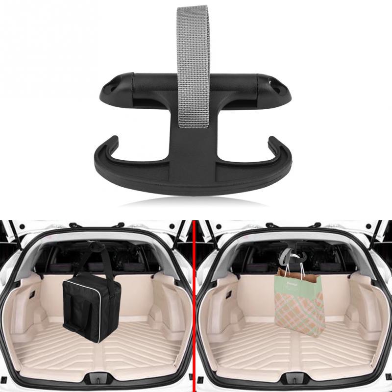 Car Black Horn Trunk Bag Hook Grocery Hanger For VW Passat Jetta Audi A4 Cargo