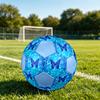 1PC Blue Butterfly Stars Soccer Ball Size 5 Football Machine Sewn Indoor/Outdoor Universal Football Gift W32