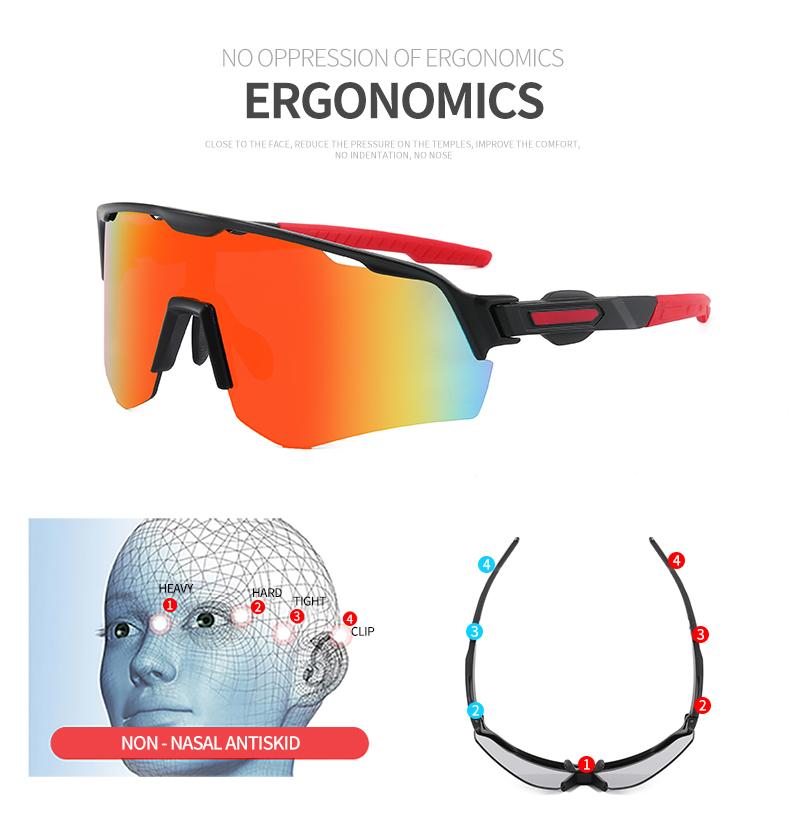 BLALION lunettes de cyclisme polarisées photochromiques lunettes de vélo unisexe lunettes de Protection UV400 lunettes de