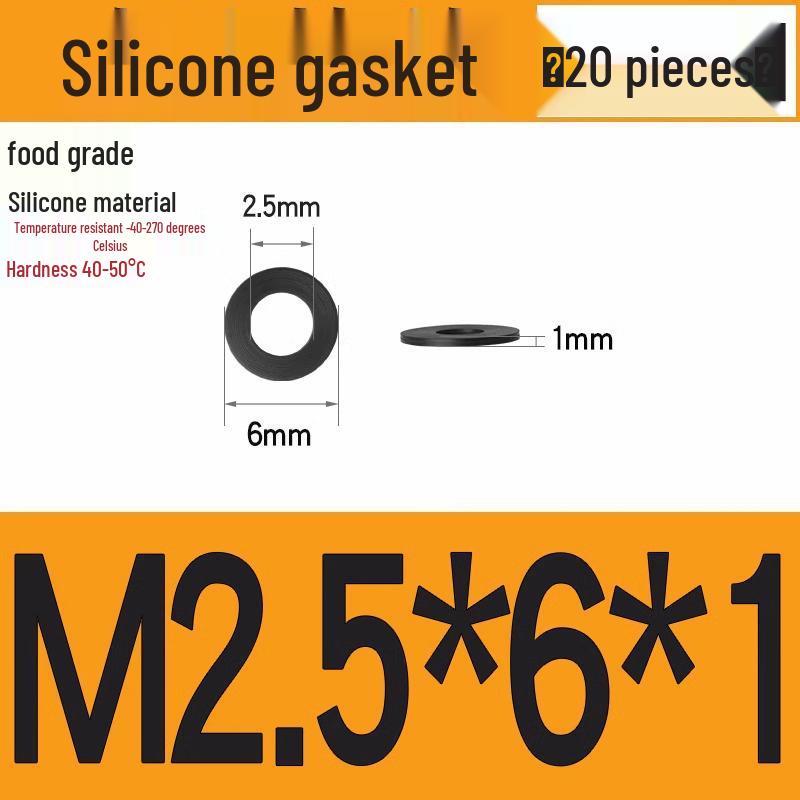 Silicone High-Temp Waterproof Gasket & Shock Absorbing Seal Pad