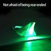 Solar Flashing Warning Light LED Warning Safety Flashing Strobe Light Adjustable Auto Parking Lamp Rear Shark Fin Warning Light