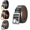 Elegant 2024 Unisex Automatic Buckle Belt Fashionable Pu Material Simple Design Perfect For All Styles