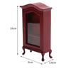 1:12 Dollhouse Cupboard Display Shelf Miniature Furniture Wine Cabinet DIY Toys Bookcase Display Shelf
