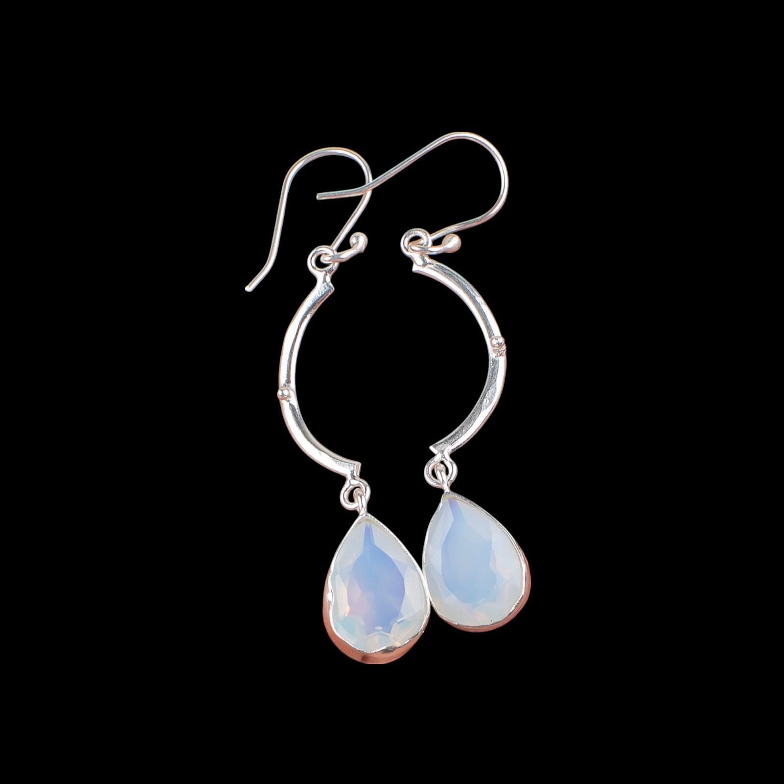 

Для подарка Ювелирные изделия из стерлингового серебра 925 пробы с молочным опалом, серьги ручной работы 2,60 EE-43-14