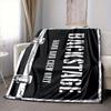1Pc Backstage Access Forbidden Blanket Soft And Comfortable Casual Warm Camping Travel Christmas Halloween Xmas Gift M9287
