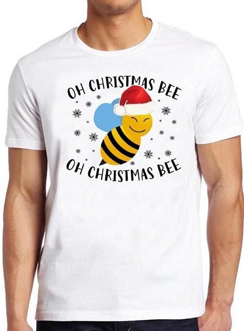 Oh Christmas Bee Xmas Funny Gift Cool Gift Tee T Shirt M353 XXXL