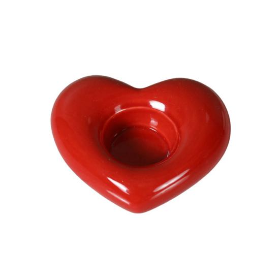 

Heart Shaped Ceramic Candlestick Holder Small Heart Candle Holder for Wedding Party Anniversary Valentine s Day Dining Table Centerpiece