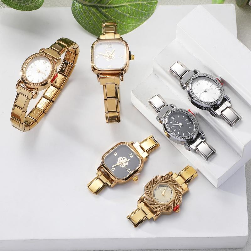 Vintage Luxury High Quality Women's Men's Stainless Steel Windmill Shaped Watch Bracelet For Friend Birthday DIY Jewelry Gifts
